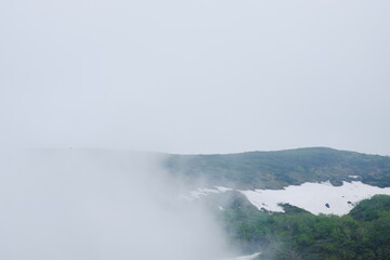 Fototapeta premium 知床峠からの風景