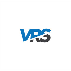 vrs logo, vrs initials vector design, vrs vector templet logo