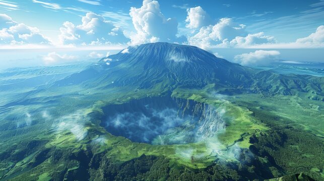 Mount Elgon Scenic caldera and high-altitude forests