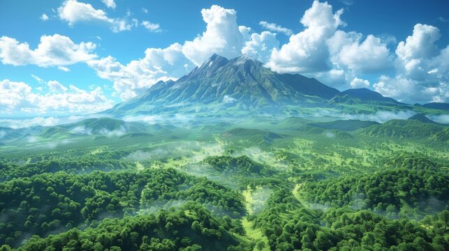 Mount Elgon Scenic caldera and high-altitude forests