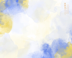 Abstract splashed watercolor background. Design for your cover, date, postcard, banner, logo.