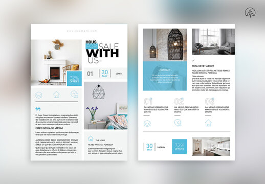 Real Estet Flyer Layout