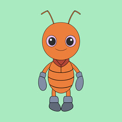 Peon cartoon vector art Illustration 