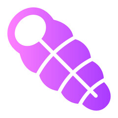 sleeping bag Gradient icon