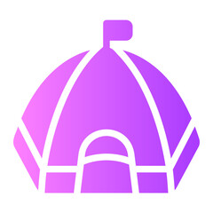 tent Gradient icon