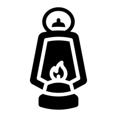 camping light Solid icon