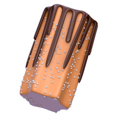 3d icon Churros, 3d illustration, 3d element, 3d rendering.