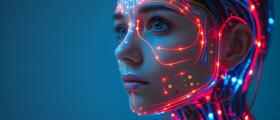 A Person With Neural Connections In The Body. Illustration On The Theme Of Technology And Science, Fantasy And Comics. Generative AI