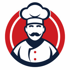 Chef icon logo design vector art Illustration 