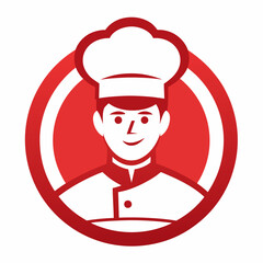 Chef icon logo design vector art Illustration 