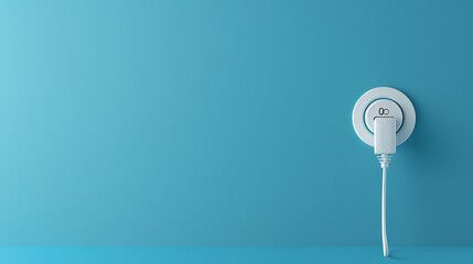 Power plug, isolated background, supplying electrical energy to appliances