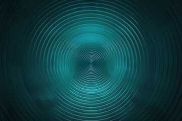 Abstract Circular Pattern with Blue and Green Hues