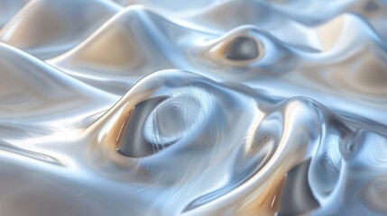 Obraz premium Shimmering Silver Abstraction: Mesmerizing Background for Design Projects