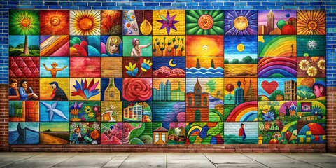 A picture on a wall informative Vibrant engaging Creative AI