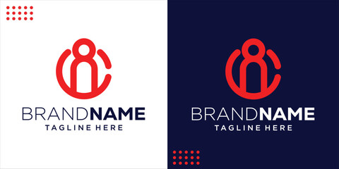 Creative IC Technology Logo, Design Inspiration, Illustration, Vector