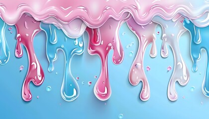 melted cream background