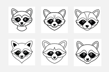 Obraz premium Unique raccoon artwork for your home decor 