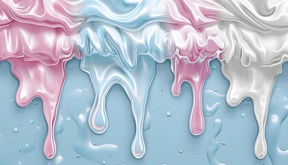 melted cream background