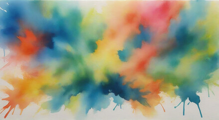 abstract watercolor background with watercolor splashes