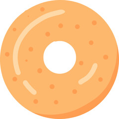 Hand drawn doodle vector illustration of Bread | Culinary food poster menu book template Icon