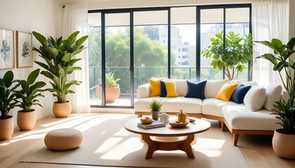 Fototapeta premium Photo interior modern design room 3d illustration