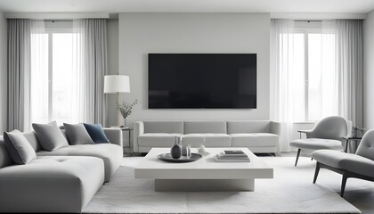 Photo interior modern design room 3d illustration