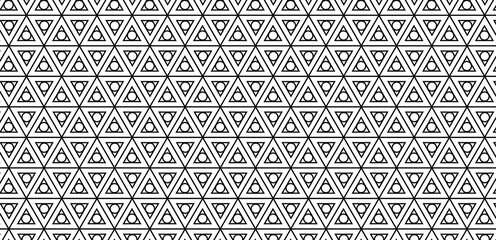 Geometric triangle with circle vector seamless pattern for background and wallpaper jpg.