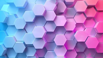 An abstract 3D render of a honeycomb pattern.