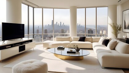 Photo interior modern design room 3d illustration