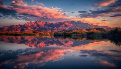 Fototapeta premium sunset, sky, sea, water, sun, sunrise, ocean, landscape, clouds, cloud, beach, orange, nature, evening, lake, dusk, horizon, color, beautiful, red, coast, summer, sunlight, blue, seascape