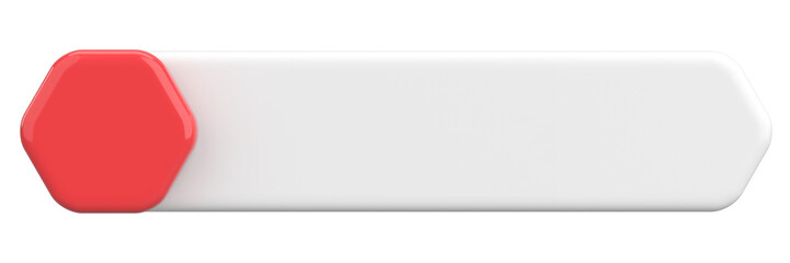 Profile tab. Social media profile. 3D illustration.