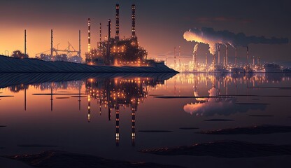 Petroleum-producing, oil production, industrial