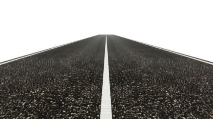 Road isolated on transparent background PNG, design elements.