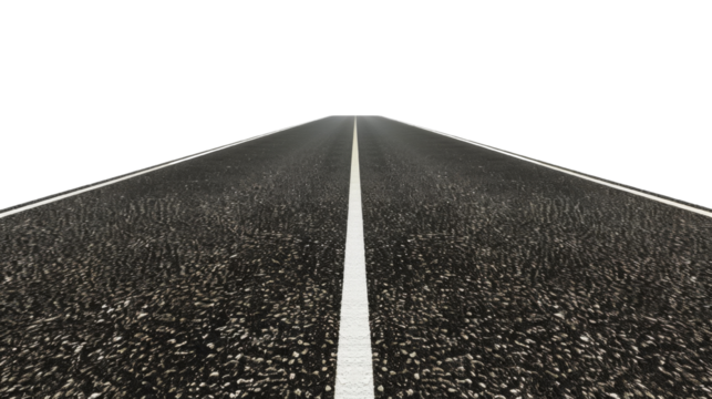 Road isolated on transparent background PNG, design elements.