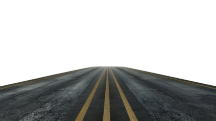 Road isolated on transparent background PNG, design elements.