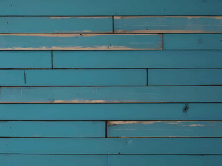Vintage  Blue Wood  texture Wall For text and background