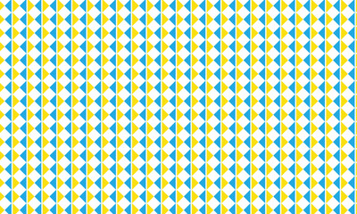 abstract simple blue yellow triangle pattern can be used background.