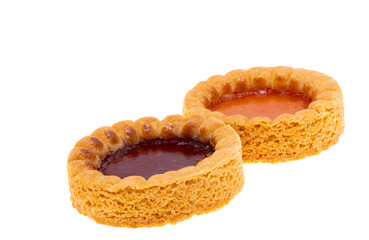 biscuit with jam isolated