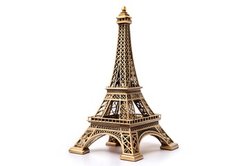 Eiffel Tower 3D Illustration.
