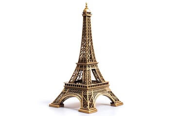 Eiffel Tower 3D Illustration.