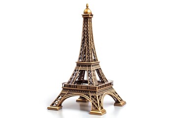 Eiffel Tower 3D Illustration.