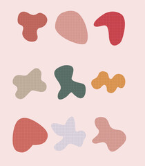 Hand Drawn Shape with Line Element 
