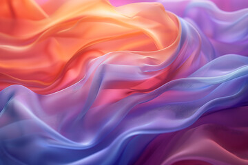 Obraz premium Abstract premium wave background social media template ,Abstract Unique Colorful Background or Wallpaper ,Colourful silk waves, abstract curves, 