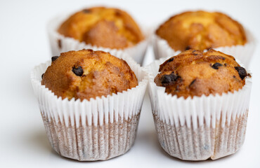 cupcake with chocolate drops