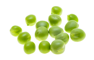 green peas isolated