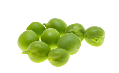 green peas isolated