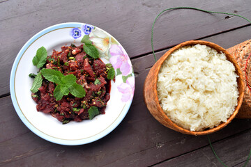rice with meat