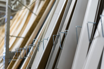 Assortment of wooden slats for repair, production of environmentally friendly materials