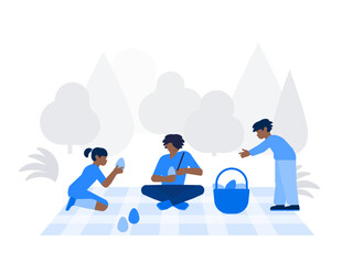 Easter Eggs Painting