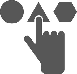 Variety icon isolate white background vector stock illustration